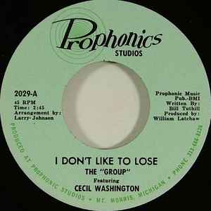 Cecil Washington I Don't Like To Loose