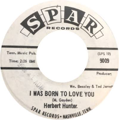Herbert Hunter I Was Born To Love You